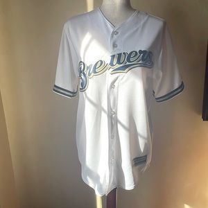 Jonathan Lucroy #20 Brewers men’s small jersey